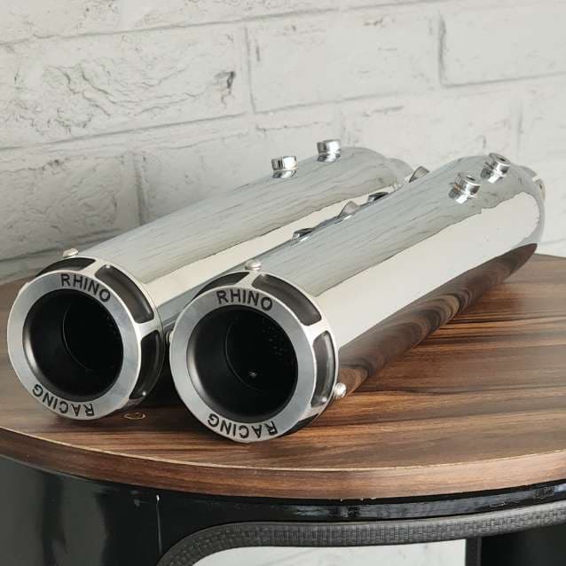 Rhino Racing C-V1 304 stainless steel performance exhaust for Royal Enfield Classic 650