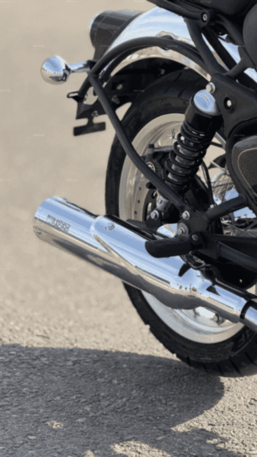Rhino Racing C-V1 304 stainless steel performance exhaust for Royal Enfield Classic 650