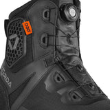KORDA Recon black motorcycle riding boots with D3O ankle armour
