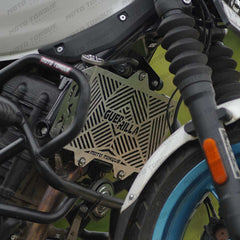 Mototorque stainless steel radiator guard Royal Enfield Guerrilla 450 protection grill