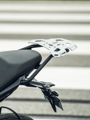 Legundary Custom Gopher Luggage Carrier Triumph Tiger 660 Black Silver Rear Rack