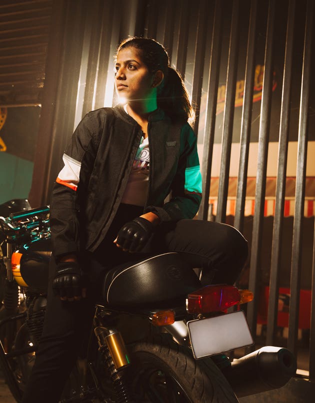 Royal Enfield Eco Women’s CE Level 2 Riding Jacket in Black
