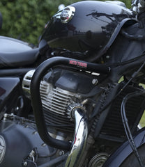 Moto Torque V1 crash guard for Royal Enfield Super Meteor 650 heavy duty engine protection accessory