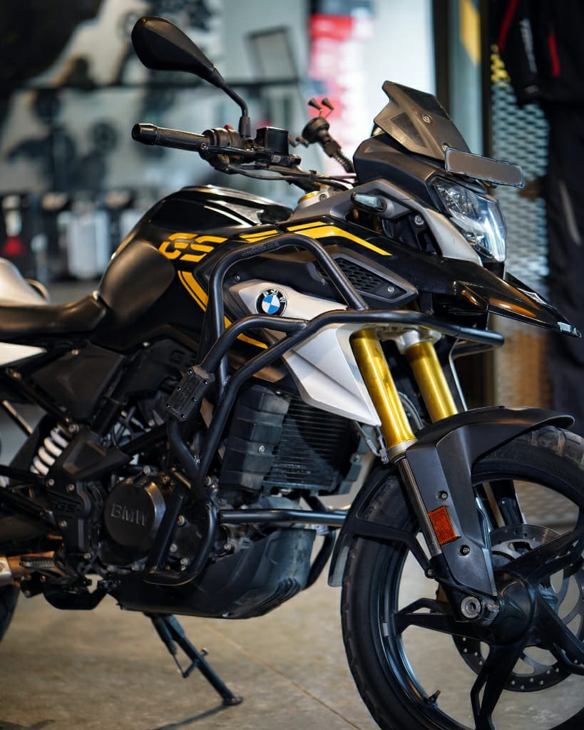 Hyperrider BMW G 310 GS Black Crash Guard 16 Gauge Engine Frame Fairing Protector