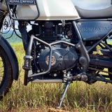 Auto Engina Crash/Leg Guard for Royal Enfield Himalayan 411 | Heavy-Duty Steel Protection with Built-In Sliders