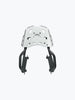 Legundary Custom Atlas luggage carrier for Triumph Scrambler 400 X black silver mild steel aluminium rear rack