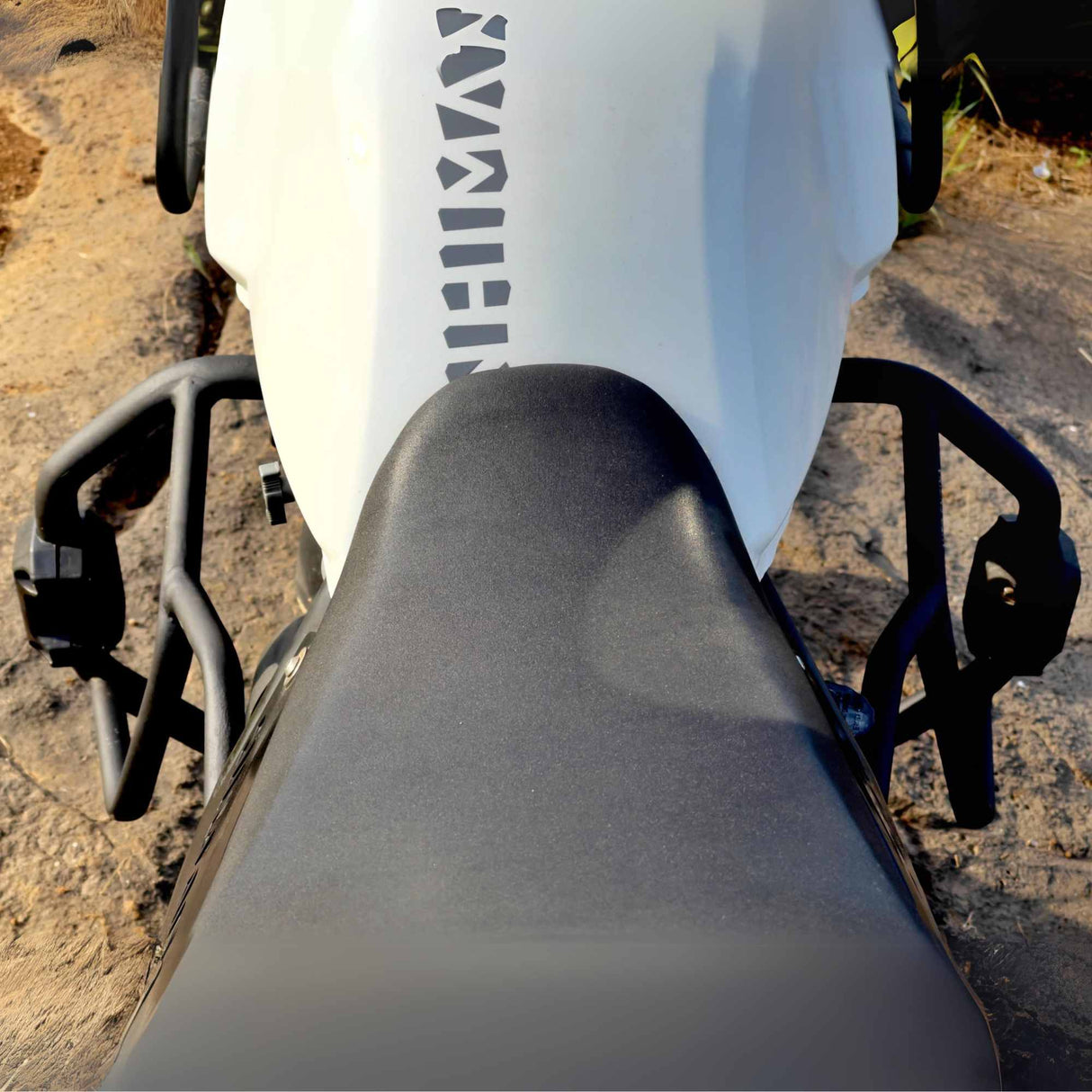 Auto Engina Crash/Leg Guard for Royal Enfield Himalayan 411 | Heavy-Duty Steel Protection with Built-In Sliders