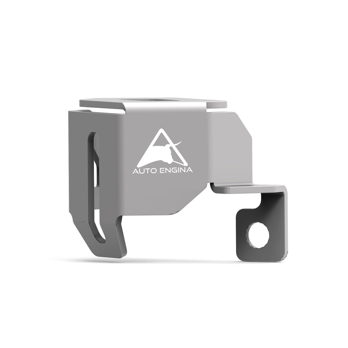 Auto Engina Brake Oil Reservoir Cover for Triumph Speed 400 1.5mm Mild Steel Textured Silver