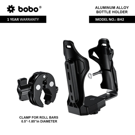 BOBO BH2 bottle holder motorcycle bike water bottle cage handlebar mounted drink holder