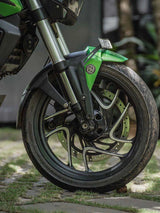 Legundary Custom Brooch Number Plate Holder for Bajaj Dominar 400 Black Mild Steel Tail Tidy License Plate Mount