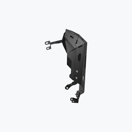 Legundary Custom Honda NX500 Vambrace Bash Plate Black – sturdy aluminium engine sump guard skid plate, providing reliable underbody protection and a sleek black finish for the Honda NX500.