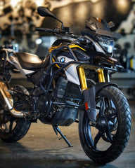 Hyperrider BMW G 310 GS Black Crash Guard 16 Gauge Engine Frame Fairing Protector
