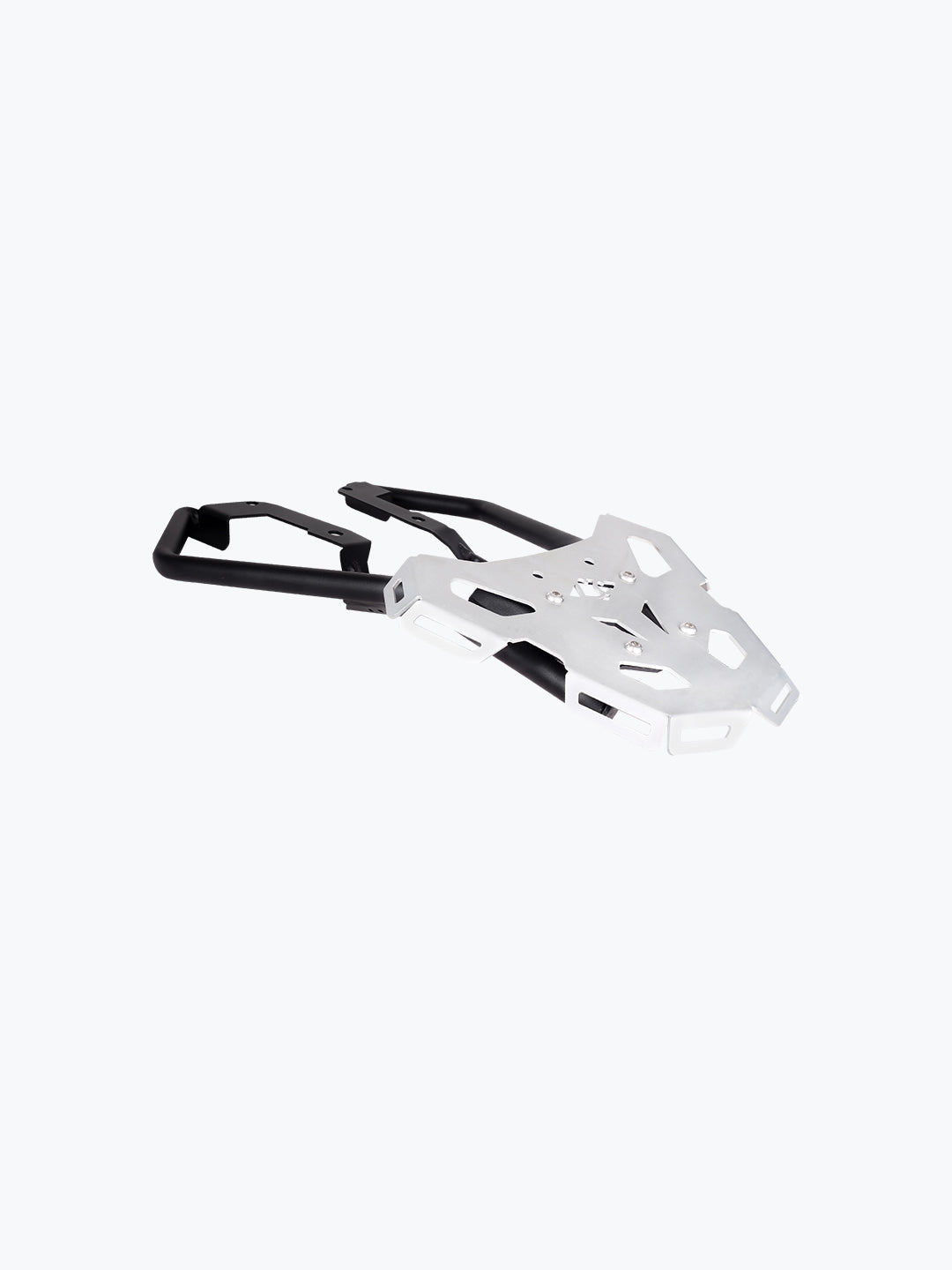 Legundary Custom Gopher Luggage Carrier Triumph Tiger 660 Black Silver Rear Rack