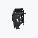 Legundary Custom Honda NX500 Vambrace Bash Plate Black – sturdy aluminium engine sump guard skid plate, providing reliable underbody protection and a sleek black finish for the Honda NX500.