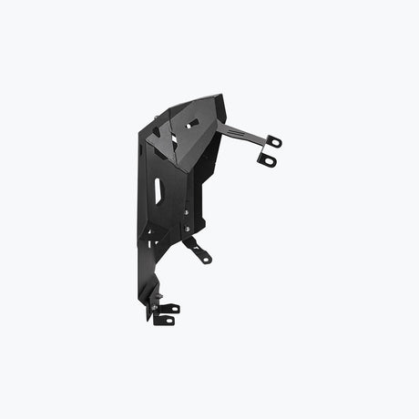 Legundary Custom Honda NX500 Vambrace Bash Plate Black – sturdy aluminium engine sump guard skid plate, providing reliable underbody protection and a sleek black finish for the Honda NX500.