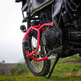 Auto Engina Crash/Leg Guard for Royal Enfield Himalayan 411 | Heavy-Duty Steel Protection with Built-In Sliders