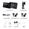 Sash Gears M8 Smart Riding Display with 6.2 inch touchscreen, wireless Apple CarPlay, Android Auto, dual 1080P cameras, TPMS and waterproof aluminum mount
