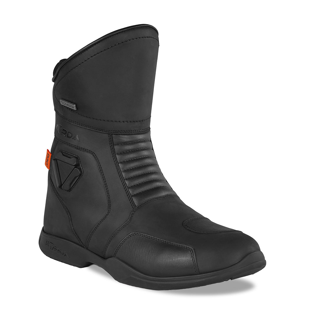 KORDA TourMaster Low 2.0 black D3O motorcycle riding boots
