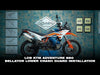 Legundary Custom KTM ADV 890 Bellator Lower Crash Guard Orange mild steel engine and chassis protection bar
