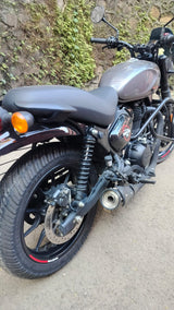 SS Motocorp Slip-On Exhaust for Royal Enfield Hunter 350 Performance Silencer with DB Killer
