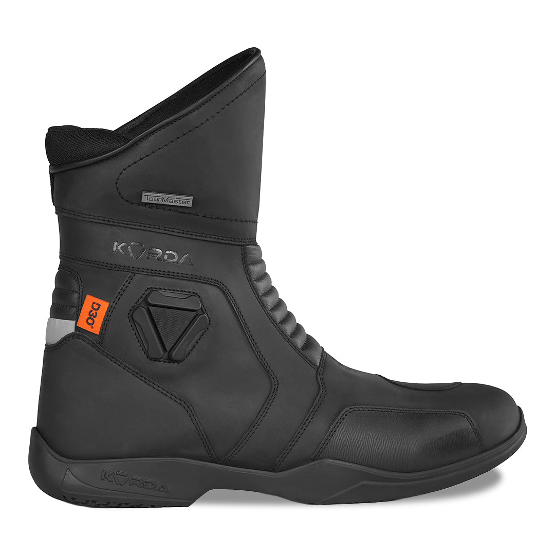 KORDA TourMaster Low 2.0 black D3O motorcycle riding boots