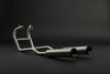 SS Motocorp 2x2 Full System Exhaust for Royal Enfield Super Meteor 650 with Header Mid Pipes Slip-On O2 Sensor Compatible