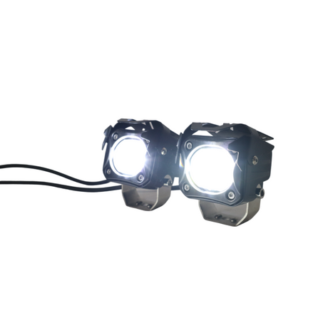 SINGLE OVAL LENS LED FOG LIGHTS WITHOUT FAN | Motocare