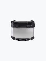 Legundary Fort Knox Series TC 45L aluminium luggage box black & silver with backrest pad