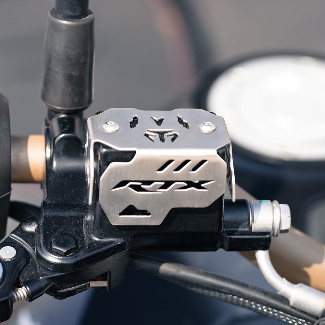 Moto Torque Stainless Steel Front Master Cylinder Guard for TVS Apache RTX 300