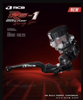 RCB RS-1 17mm right-hand forged master brake pump with carbon lever 01BP029T