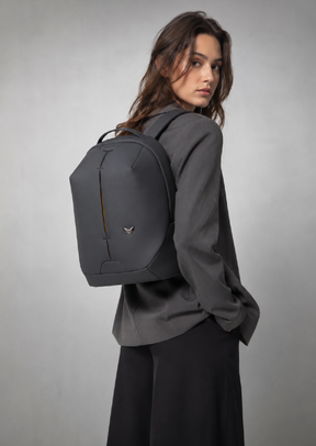 Vantora SINGULARITY 22L Charcoal Grey Laptop Backpack for Daily and Campus Use