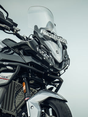 Legundary Custom Venator Headlight Grill Triumph Tiger 660 Black Headlight Protector