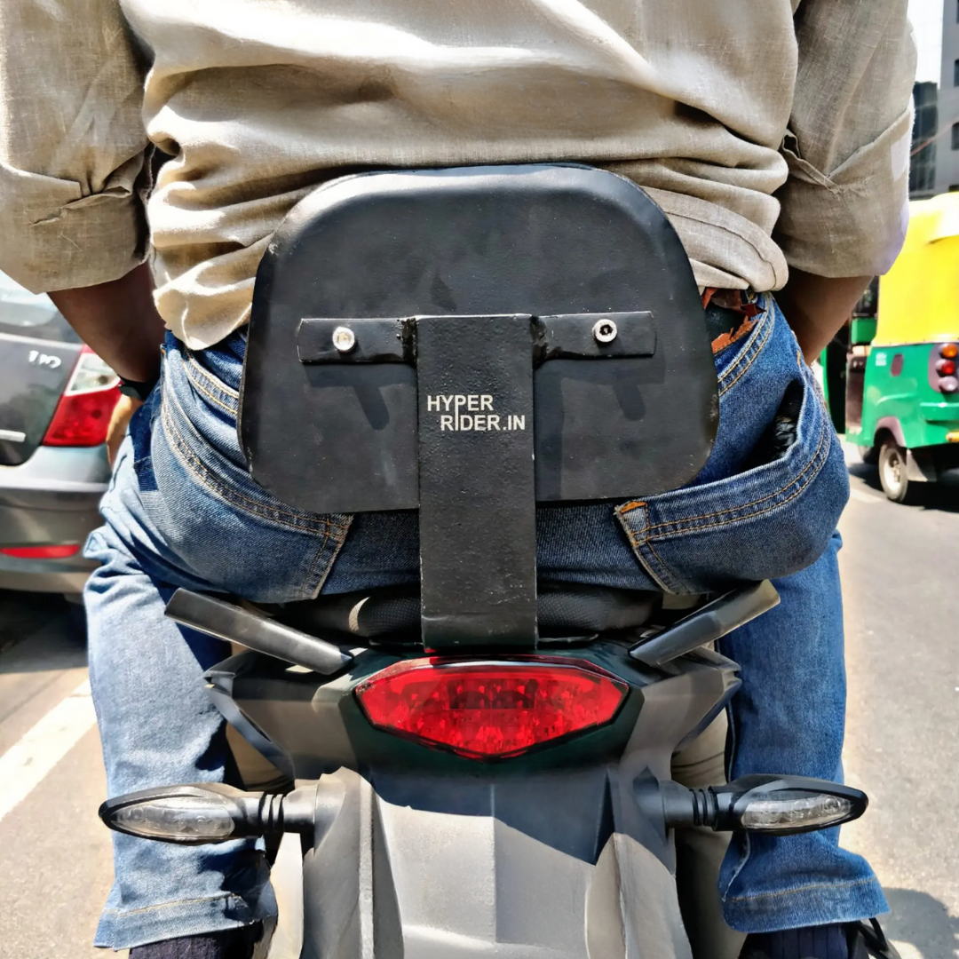 Hyperrider KTM Duke Backrest for Duke 125 200 390 Older Models with Helmet Lock Facility