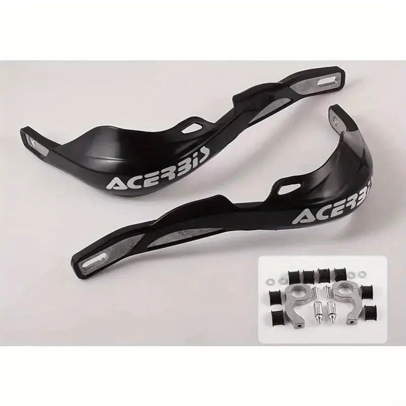 Acerbis Metal HandGuard Small Black Universal Motorcycle Hand Protector with Aluminium Brace