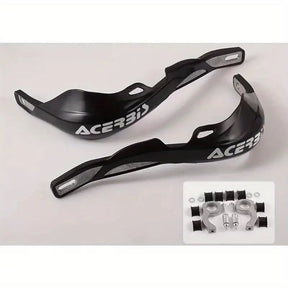 Acerbis Metal HandGuard Small Black Universal Motorcycle Hand Protector with Aluminium Brace