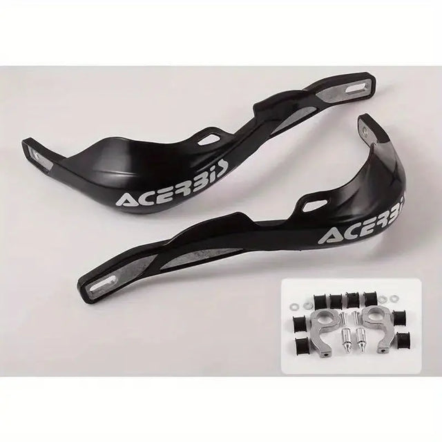 Acerbis Metal HandGuard Small Black Universal Motorcycle Hand Protector with Aluminium Brace