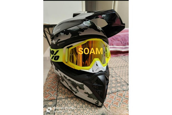 100% Goggles Full neon white tint - 1 YEAR WARRANTY