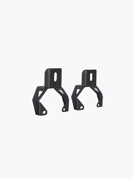 Legendary Custom Interceptor 650 fog light mount set black auxiliary light bracket