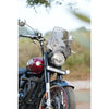 MotoCare polycarbonate visor for Goan Classic 350 clear black smoke windshield windscreen