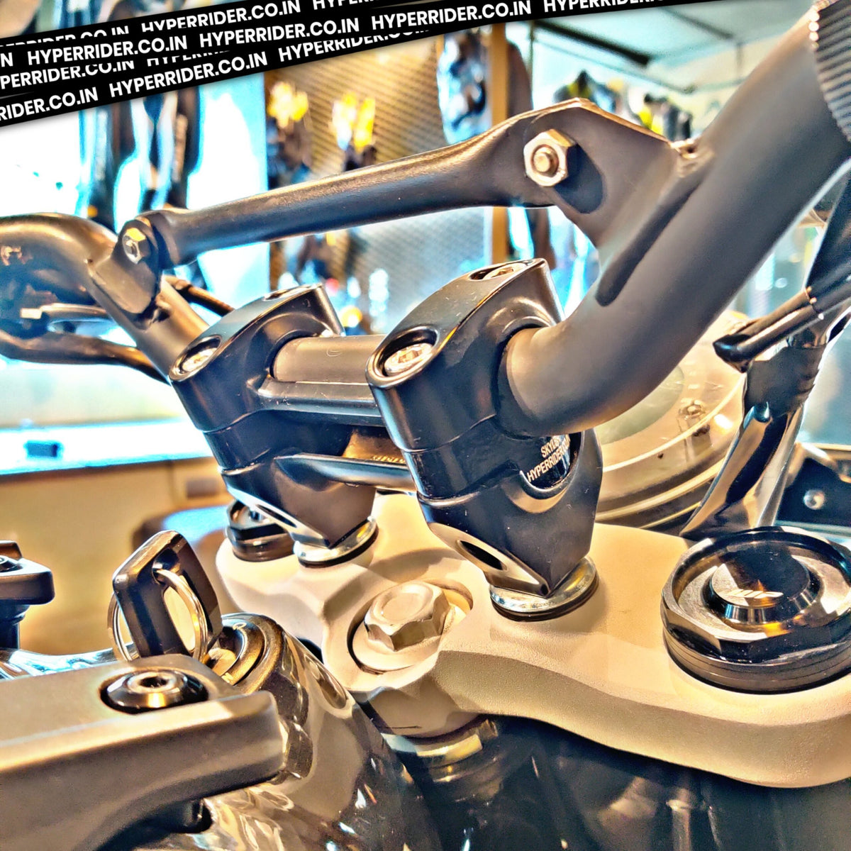 Hyperrider Handlebar Riser for KTM Adventure 250 390 and Husqvarna Svartpilen 250 OEM Style Ergonomic Handlebar Upgrade