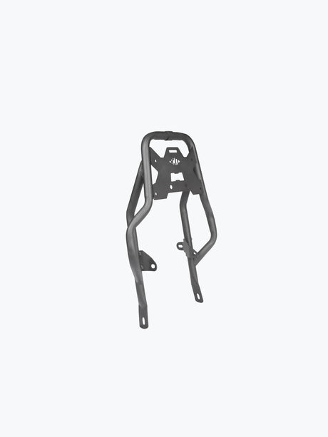 Legundary Custom Honda Hness Atlas Carrier 2.0 Black – heavy-duty mild steel rear luggage rack and touring carrier, designed for secure and durable load-carrying on the Honda Hness Atlas.
