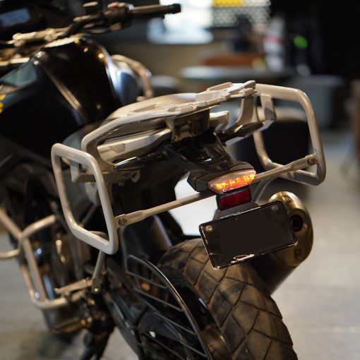 Hyperrider BMW G 310 GS Silver Saddle Stay Pannier and Saddle Bag Mounting Frame