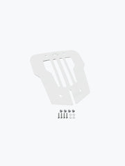 Legundary Custom Vermillion Solo Carrier for Royal Enfield Super Meteor 650 – Aluminium Silver Luggage Support