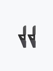 Legendary Custom Interceptor 650 fog light mount set black auxiliary light bracket
