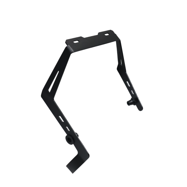Motocare number plate clamp for Bajaj Pulsar N160 installed