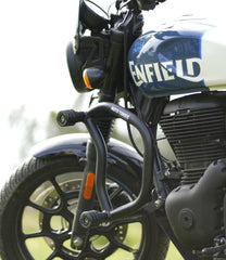 Moto Torque THE BULL crash guard for Royal Enfield Hunter 350 with sliders and engine protection