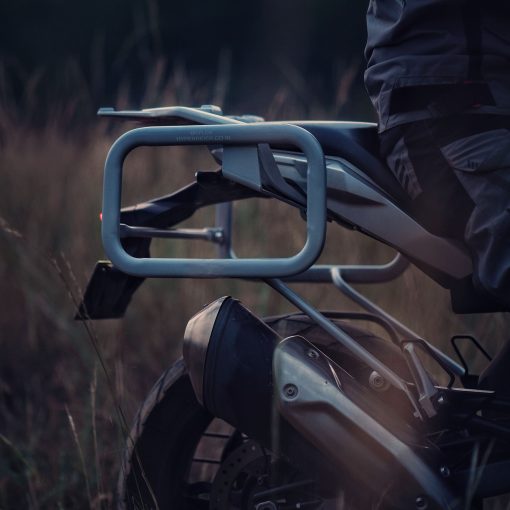 Hyperrider BMW G 310 GS Silver Saddle Stay Pannier and Saddle Bag Mounting Frame