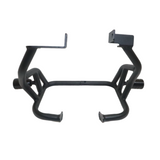 Motocare crash guard with dual sliders installed on Yamaha XSR 155 engine protection bar