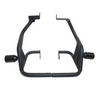 Motocare crash guard with dual sliders installed on Yamaha XSR 155 engine protection bar