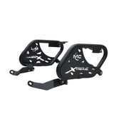 Motocare saddle stay with luggage plate installed on Hero Xtreme 250R motorcycle for saddle bag support